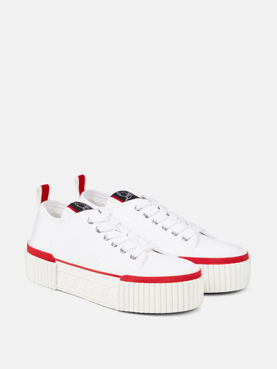 Christian Louboutin Super Pedro CL platform sneakers at Collagerie