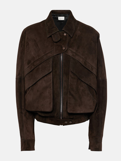 Magda Butrym Suede jacket at Collagerie