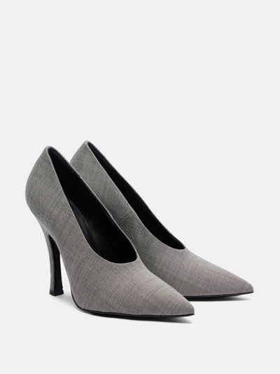 Magda Butrym Twill pumps at Collagerie