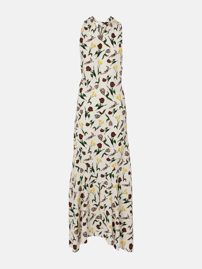 Marni Floral cotton poplin maxi dress at Collagerie