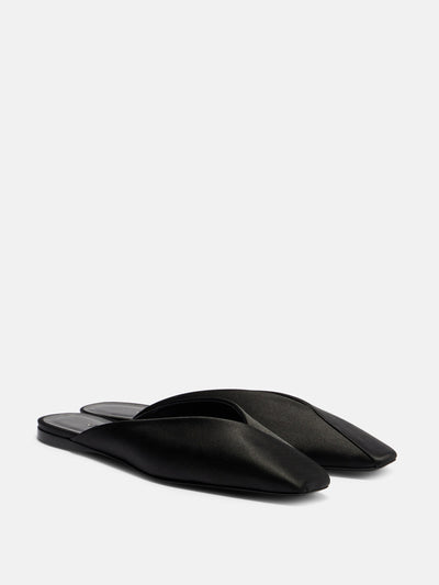 Max Mara Satin mules at Collagerie