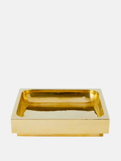 Michael Verheyden Square gold tray at Collagerie