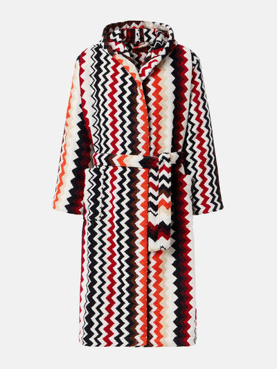 Missoni Best Zigzag cotton terry bathrobe at Collagerie
