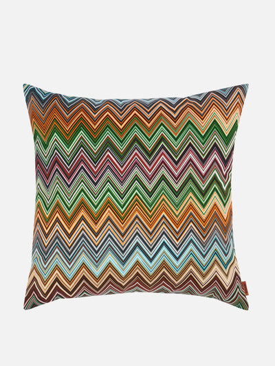 Missoni Jarris Zigzag Small cotton cushion at Collagerie