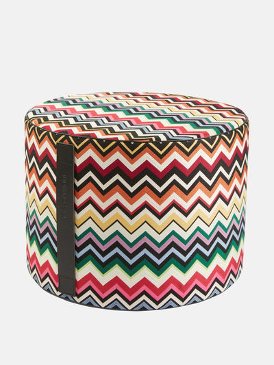 Missoni Zig-zag pouf at Collagerie