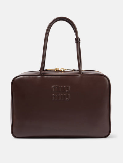 Miu Miu Beau leather top-handle bag at Collagerie