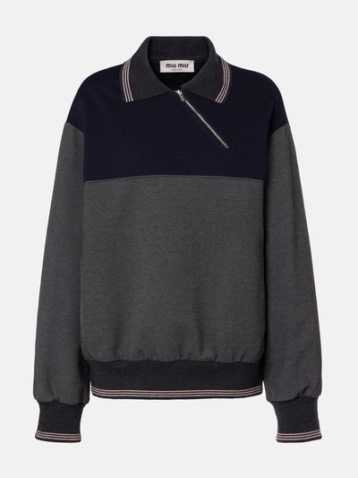 Miu Miu Polo sweatshirt at Collagerie