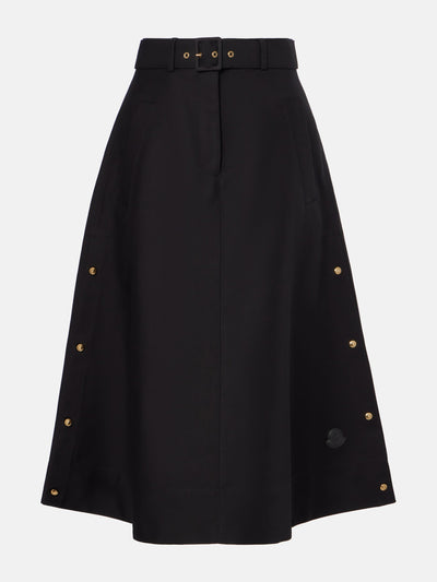 Moncler Cotton midi skirt at Collagerie