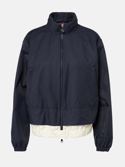 Moncler Janze cotton-blend twill down jacket at Collagerie