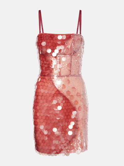 Nensi Dojaka Sequined corset dress at Collagerie