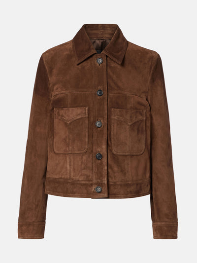 Nili Lotan Suede jacket at Collagerie
