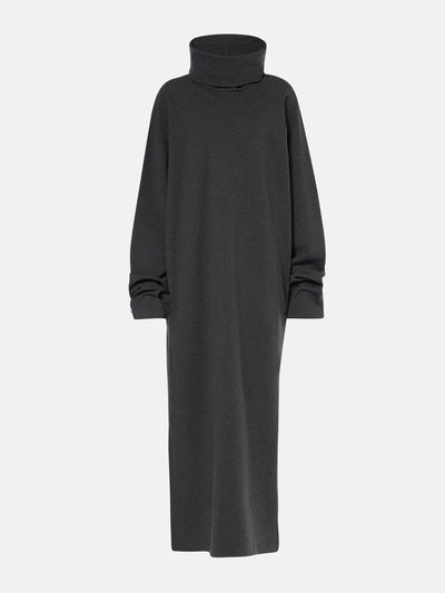 Norma Kamali Turtleneck cotton-blend sweater dress at Collagerie