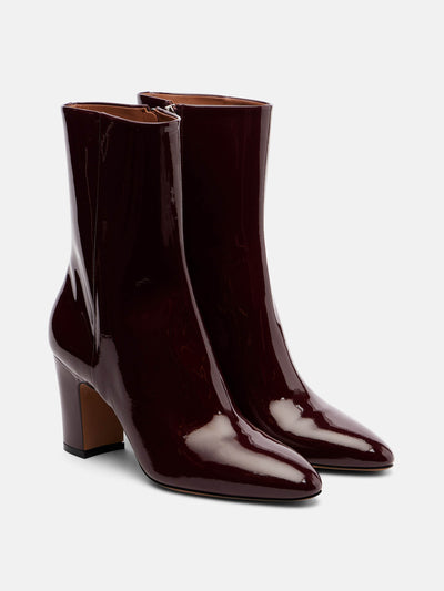 Paris Texas Lavinia 75 patent leather ankle boots at Collagerie