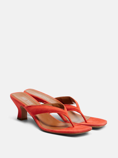 Paris Texas Portofino 55 suede thong sandals at Collagerie