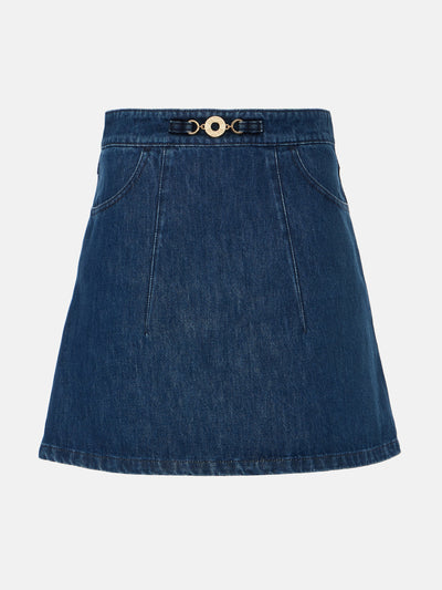 Patou Denim miniskirt at Collagerie