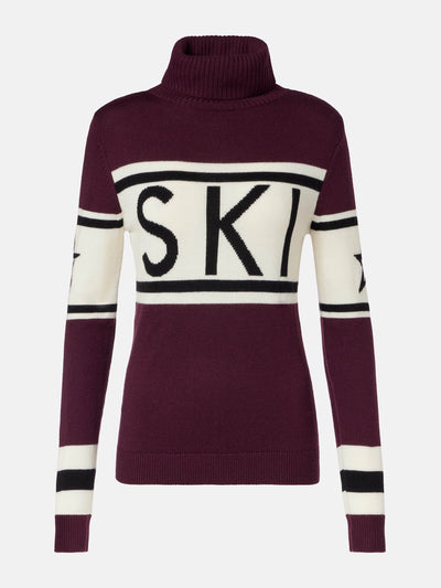Perfect Moment Schild intarsia wool sweater at Collagerie