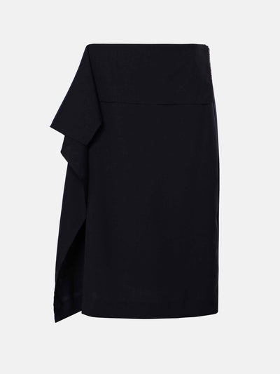 Plan C Wool wrap skirt at Collagerie