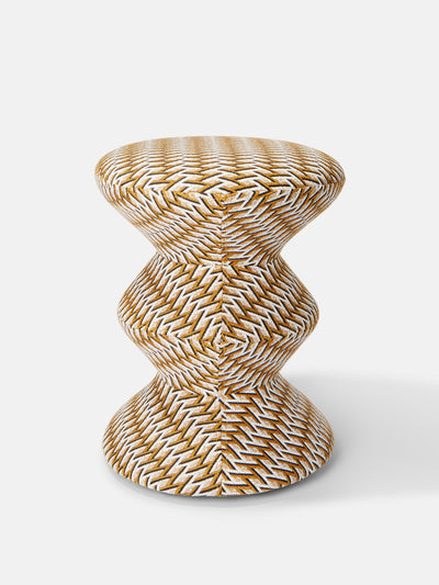 Polspotten Zig Zag stool at Collagerie