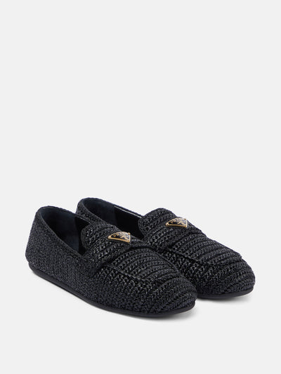 Prada Crochet loafers at Collagerie