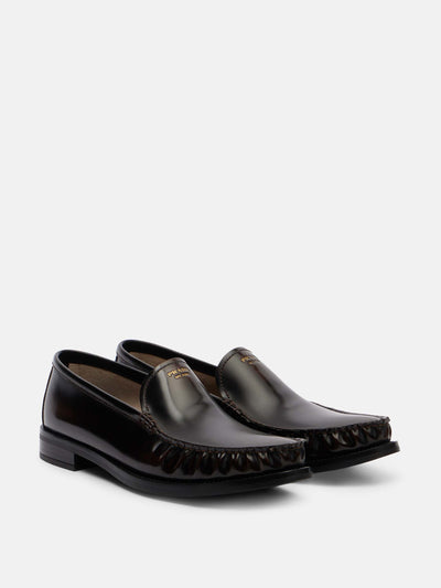 Prada Leather loafers at Collagerie