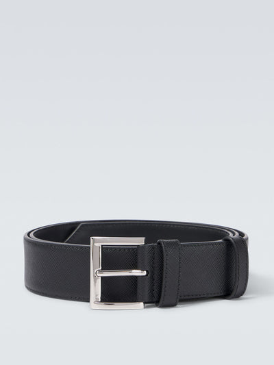 Prada Saffiano leather belt at Collagerie