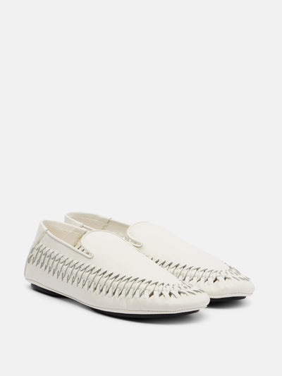 Proenza Schouler Whip leather loafers at Collagerie