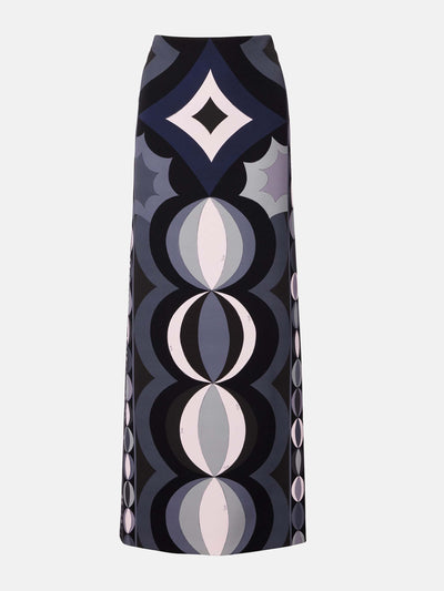 Pucci Collane silk maxi skirt at Collagerie
