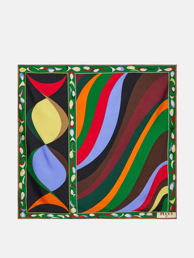 Pucci Pesci silk twill scarf at Collagerie