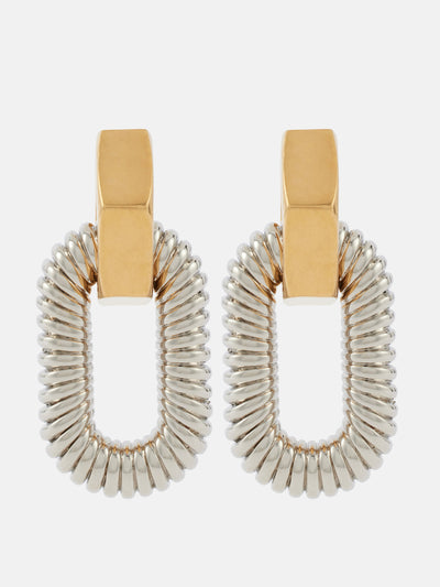 Rabanne Link Chunky XL earrings at Collagerie