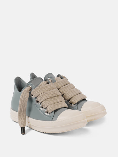 Rick Owens Jumbo Lace leather sneakers at Collagerie