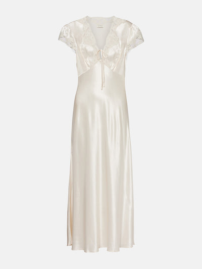 Rixo Bridal Amari satin gown at Collagerie