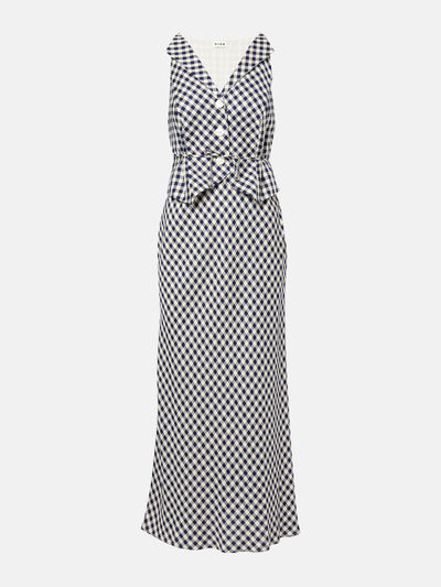 Rixo Kimmy checked maxi dress at Collagerie