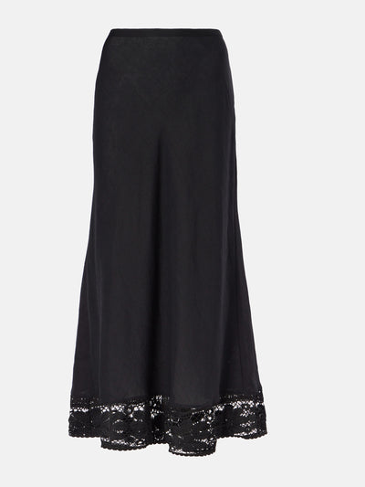 Rixo Magda lace maxi skirt at Collagerie