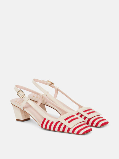 Roger Vivier Belle Vivier 45 slingback pumps at Collagerie