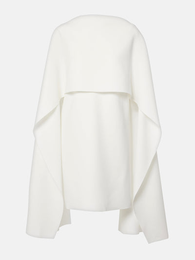 Roksanda Bridal Kaiya caped crêpe minidress at Collagerie