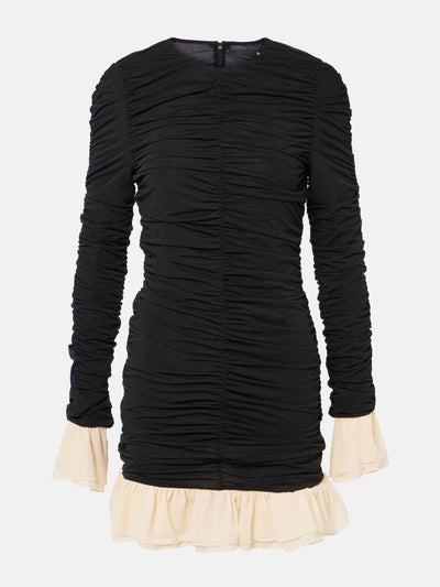 Rotate Ruffled ruched minidress at Collagerie