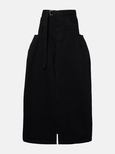 Sacai Denim maxi skirt at Collagerie