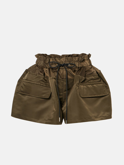 Sacai Technical twill shorts at Collagerie