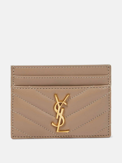 Saint Laurent Leather cardholder at Collagerie