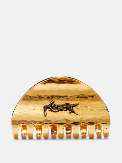 Saint Laurent Cassandre hair clip at Collagerie
