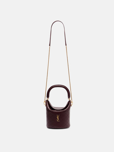 Saint Laurent Gaby leather bucket bag at Collagerie