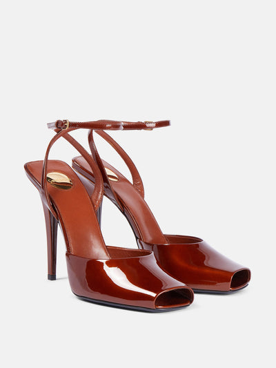 Saint Laurent Le Scandale 110 patent leather pumps at Collagerie