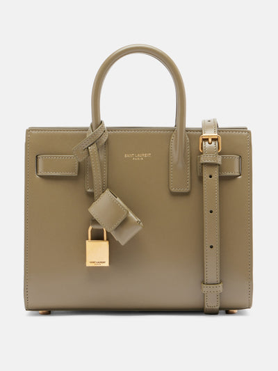 Saint Laurent Sac De Jour Nano leather tote bag at Collagerie