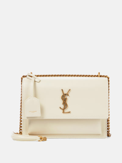 Saint Laurent Sunset Medium leather shoulder bag at Collagerie