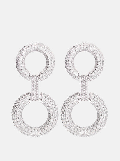 Self-Portrait Crystal-embellished earrings at Collagerie