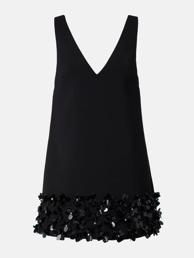 Self-Portrait Embellished crêpe mini dress at Collagerie