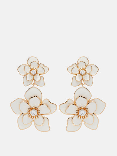 Self-Portrait Enamel drop earrings at Collagerie