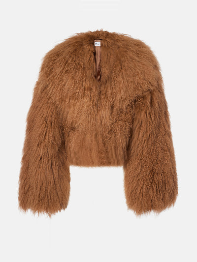 Self-Portrait Shearling jacket at Collagerie