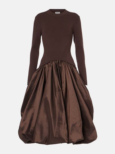 Simkhai Kenlie gathered midi dress at Collagerie