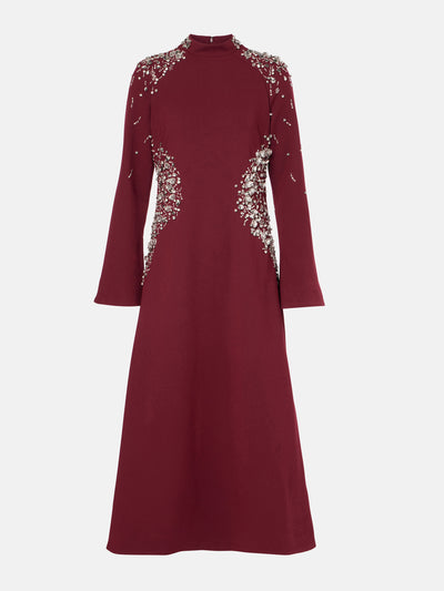 Simkhai Odetta embellished crêpe midi dress at Collagerie